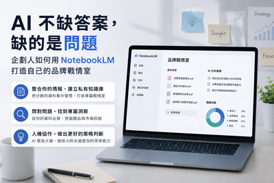 企劃人如何用 NotebookLM 打造品牌戰情室