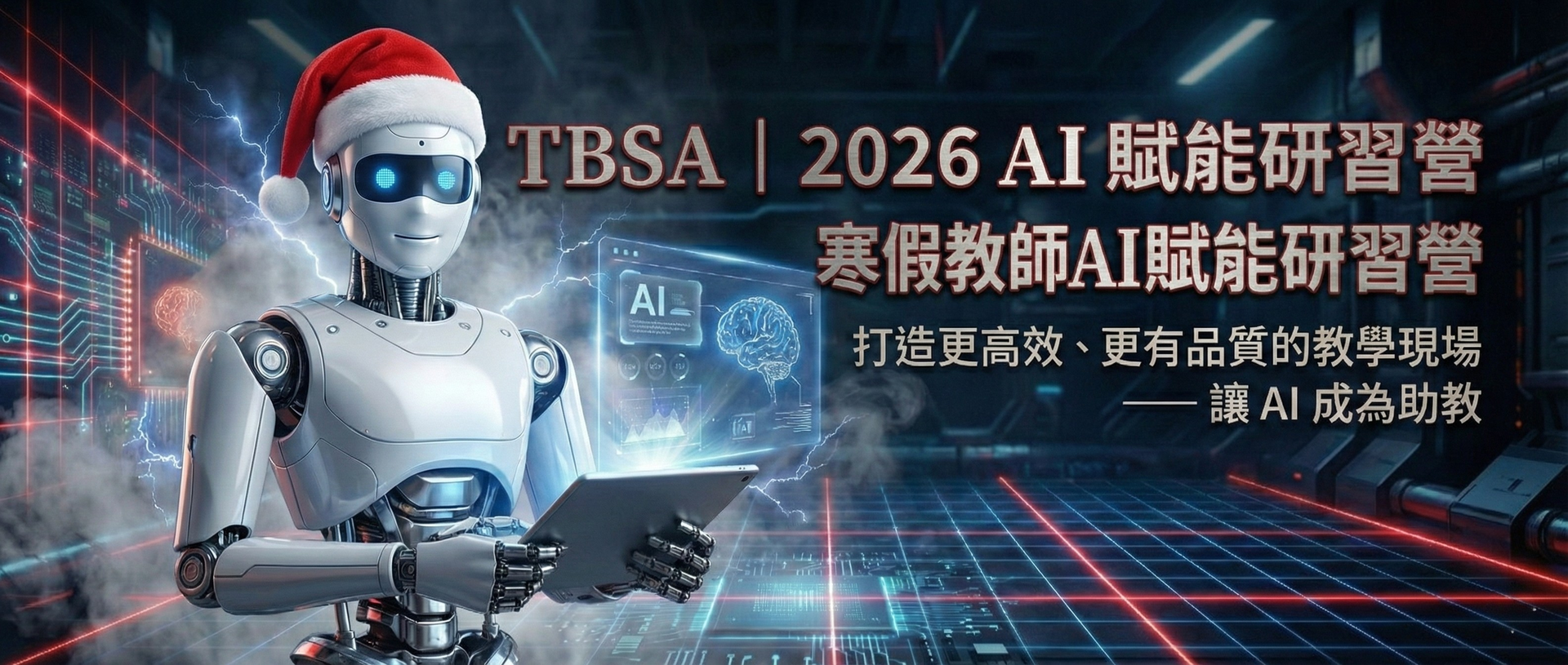 TBSA｜2026 寒假教師 AI 賦能研習營(另開新視窗)